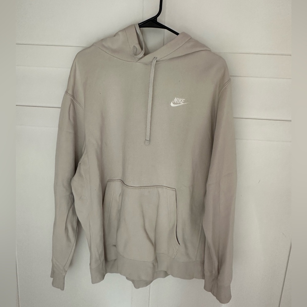 Cream Nike Hoodie